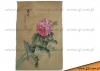 obraz chiński - chryzantema - jedwab bez oprawy